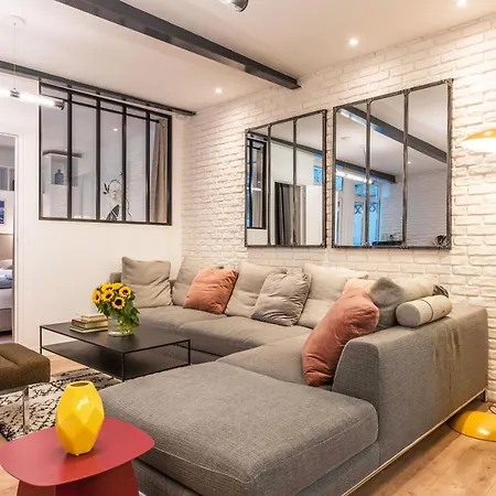 Apartment Design & New Loft - 8 Guests - Heart Of Paris